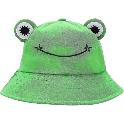 Frog Hat Bucket Sun Hat Pour Femmes Frog Bucket Hat Summer Outdoor Pliable Respirant Bucke