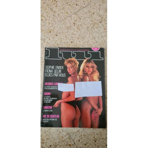 Magazine Lui. N 274. Novembre 1986# Fiona Gelin. Sophie Favier.