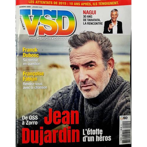 Vsd N°2205 - Janvier 2025 - Attentats 2015 -Jean Dujardin,