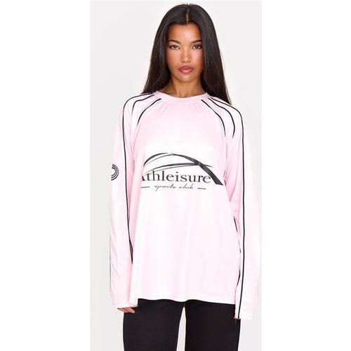 Maillot De Foot Rose Tendre Imprimé "Athleisure", S