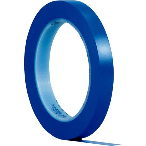 Carton de 72 pièces, rouleau de bande adhésive de marquage, marque 3M, réference 471F couleur bleu. Taille, 33m, largeur, 12,7mm, épaisseur 0,13mm