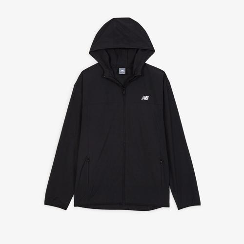 Jacket Windrunner Woven Noir/Blanc