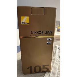 Objectif Nikon AF-S VR Micro-Nikkor 105mm f/2.8G IF-ED