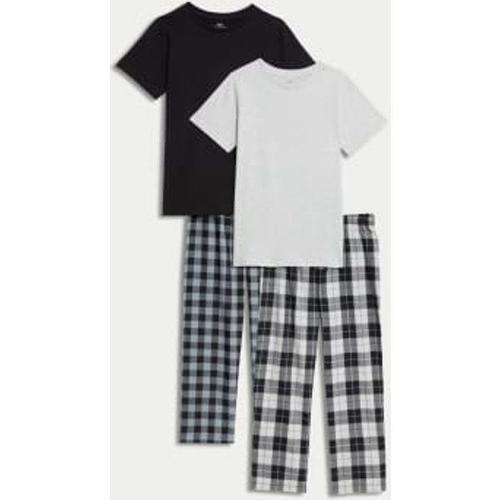 Lot De 2 Pyjamas 100 % Coton À Carreaux (Du 3 Au 16 Ans) - Multicolore