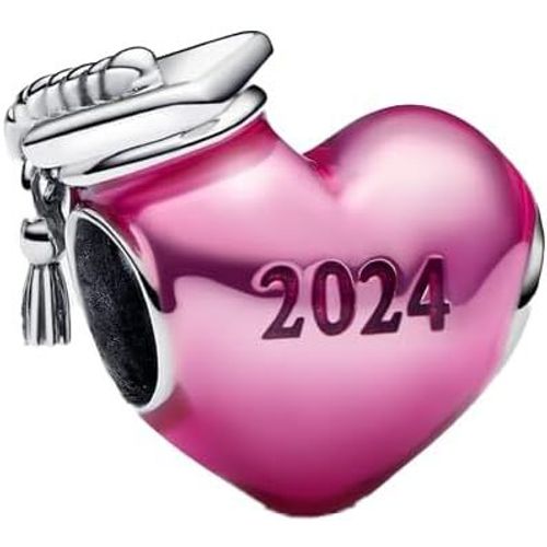 Diplôme En 2024 Charms Coeur Compatible Avec Les Bracelets Et Colliers Pandora Et Perles Pour Femme Charm Souvenirs De La Rem Des Diplômes[X5647]