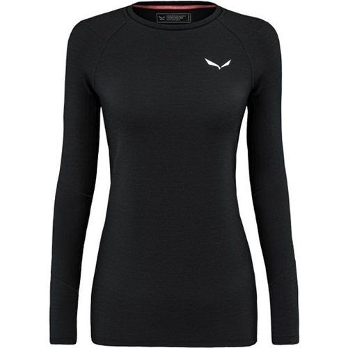 Women's Cristallo Warm Amr L/S Tee Sous-Vêtement Mérinos Taille 36, Noir