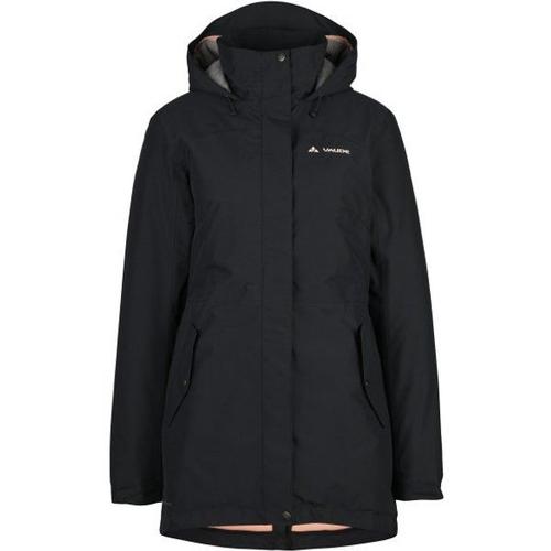 Women's Pellice Wool Parka Taille 36, Noir