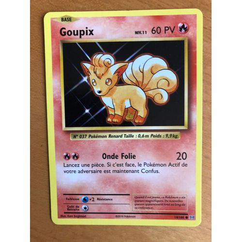 Carte Pokémon Goupix