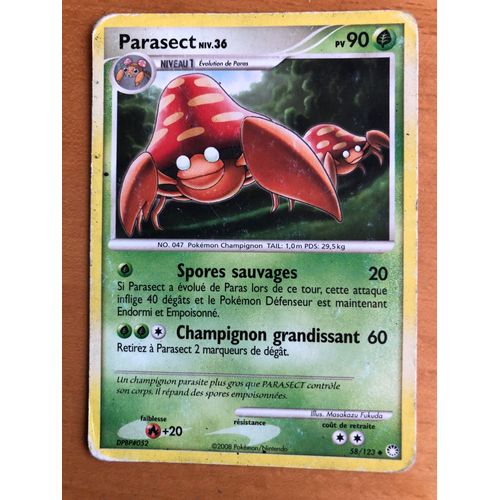 Carte Parasect