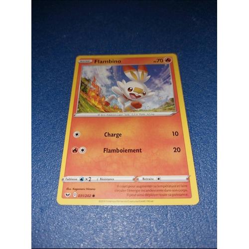 Carte Card Pokémon Flambino 031 202