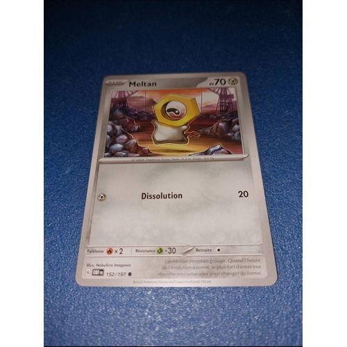 Carte Card Pokémon Meltan 152 197
