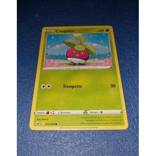 Carte Card Pokémon Croquine 013 198