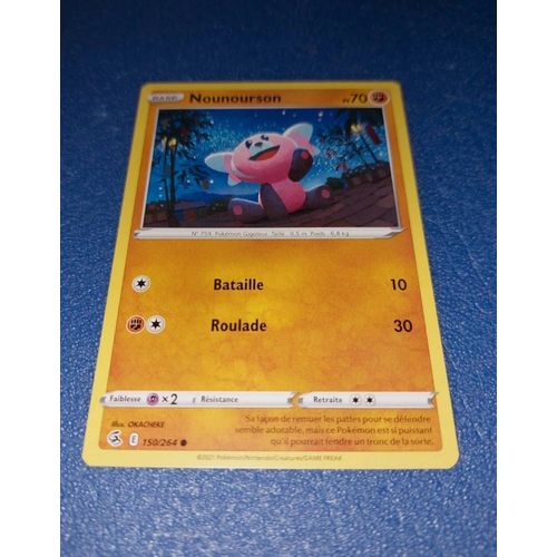 Carte Card Pokémon Nounourson 150 264