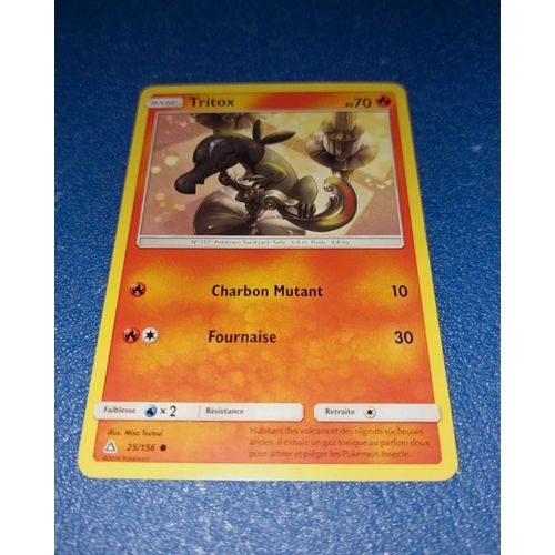 Carte Card Pokémon Tritox 25 156