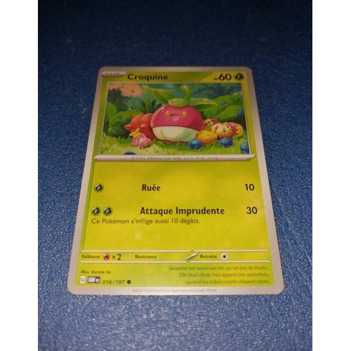 Carte Card Pokémon Croquine 016 197