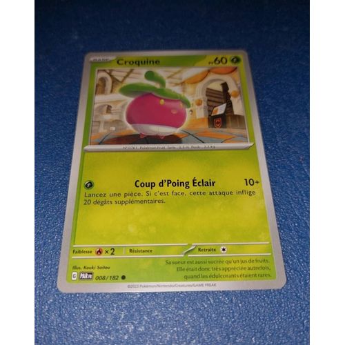 Carte Card Pokémon Croquine 008 182