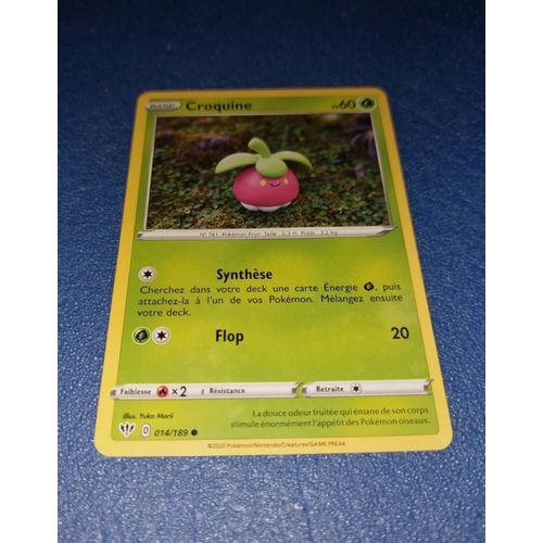 Carte Card Pokémon Croquine 014 189