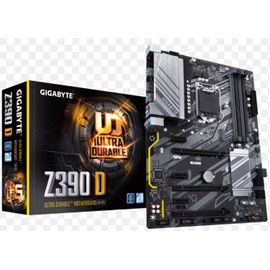 Gigabyte Z390 UD - 1.0 - carte-mère - ATX - LGA1151 Socket - Z390 Chipset - USB 3.1 avec processeur Intel G4930 3,2 GHz, Ram DDR 4 8Gb Corsair vengeance 3000Mhz et ventilateur processeur.