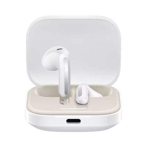 Xiaomi REDMIBuds6S Redmi Wireless Bluetooth Headphones Semi-In-Ear Wind and Noise Reduction Dual Device Link (Sunny and Snow White) (Sans chargeur)