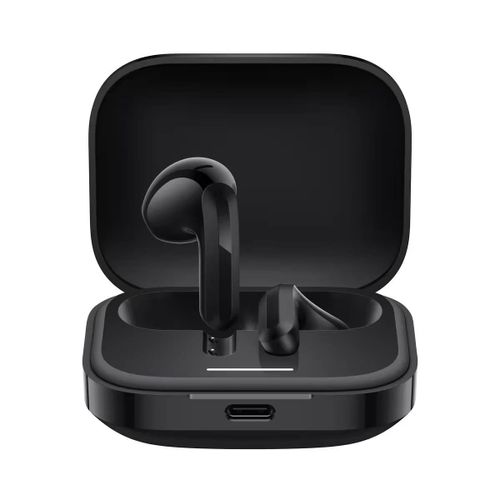 Xiaomi REDMIBuds6S Casque Bluetooth sans fil Redmi semi-in-auriculaire résistant au vent réduction du bruit double liaison de l'appareil (noir de nuit) (pas de chargeur)