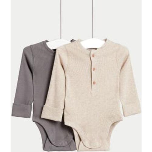 Lot De 2 Bodys 100 % Coton (Jusqu'au 3 Ans) - Gris