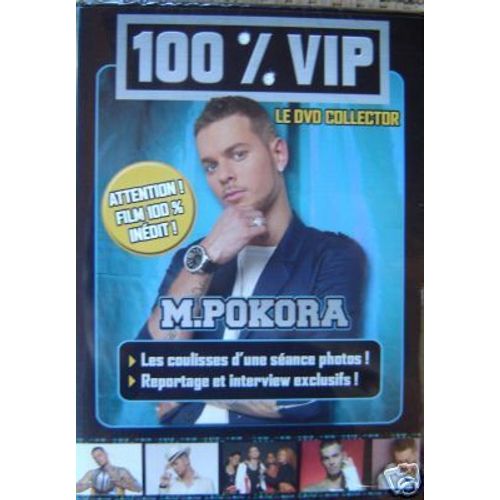 M Pokora 100 % Vip Dvd Collector
