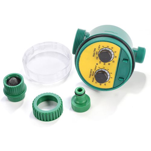 Minuterie d'arrosage électronique automatique multifonction à deux cadrans, contrôleur d'irrigation de jardin