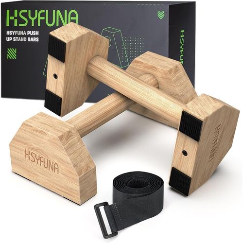 Parallettes, Barres Parallèles En Bois, Push Up Bar Fitness, Para Gymnastique, Yoga, Parallettes Calisthenics Para L'intérieur Et L'extérieur, Antidérapant Et Durable