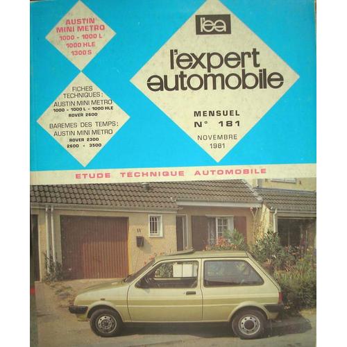 L'expert Automobile  N° 181 : Etude Technique Automobile Austin Mini Metro