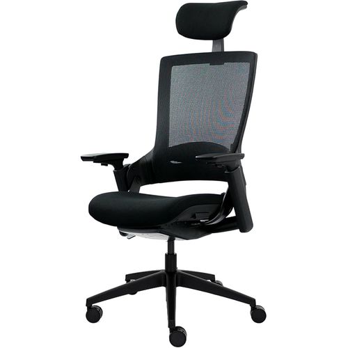 Nextback Chaise De Bureau Ergonomique ¿ Fauteuil Pivotant Avec Appui-Lordose Réglable & Accoudoirs ¿ Chaise Ergonomique Avec Appui-Tête ¿ Fauteuil De Bureau En Mesh.[G398]