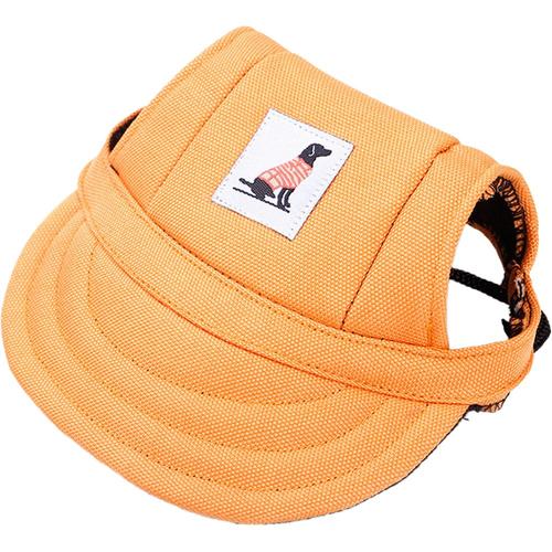 Casquette De Baseball Pour Chien, Chien Réglable En Plein Air Sport Sun Protection Baseball Hat Cap Visor Sunbonnet Outfit Avec Trous D'oreille