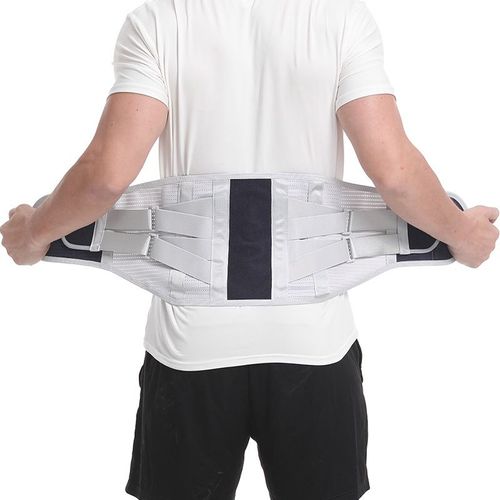 Ceinture De Soutien Lombaire En Acier Pour Hommes Et Femmes Pour Le Fitness Sportif Protection Pour Le Dos À Taille Moyenne Et Ancienne Couleur Gris
