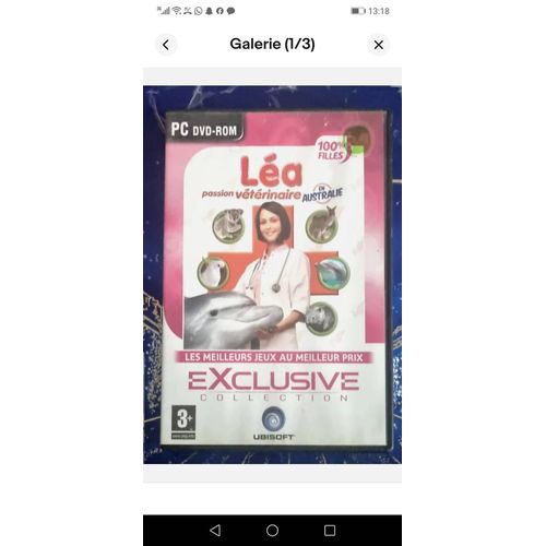 Jeu Pc Léa Passion Vétérinaire Au Zoo /20 /M2