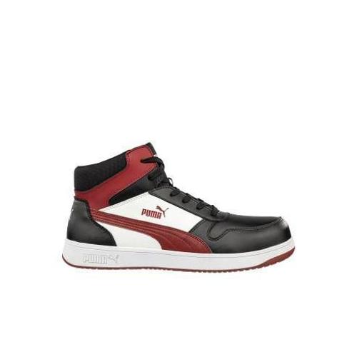 Chaussures De Sécurité Frontcourt Blk/Wht/Red | 630050 - Puma Safety