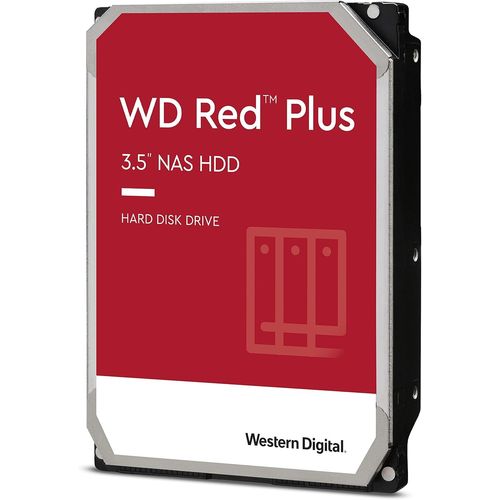 Wd Red Plus 3 To Nas 3,5""Disque Dur Interne-Classe 5400 Rpm,Sata 6 Gb/S,Cmr,64 Mo En Cache