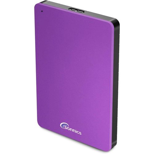 1 To Violette Disque Dur Externe Portable Usb 3.0 Super Rapide Vitesse De Transfert Pour Une Utilisation Avec Un Pc Windows,Mac,Xbox One Et Ps4