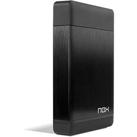 Nox Lite 3.5 -Nxlitehdd35Boîtier Externe Pour Disques Durs Sata Jusqu'À 10 To,Usb 3.0,Plug&Play,Matériau Léger Et Compact,Compatible Avec Toutes Les Versions De Windows,Couleur Noire