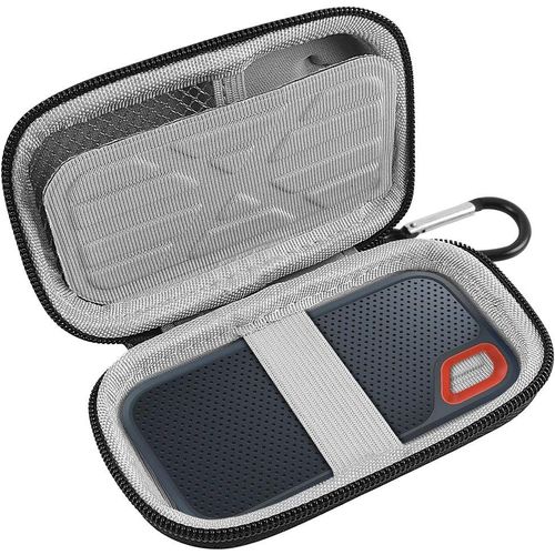 Étui Portable Résistant Aux Chocs Pour Disques Durs Externes Extreme Ssd 250 Go/500 Go/1T/2T Ssd Usb 3.0 Bleu