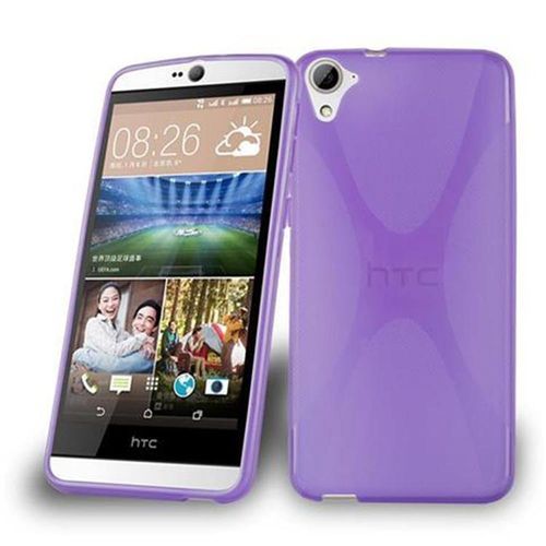 Cadorabo Housse Compatible Avec Htc Desire 826 En Violet Lilas - Étui De Protection En Silicone Tpu Flexible