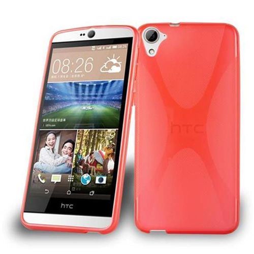 Cadorabo Housse Compatible Avec Htc Desire 826 En Rouge Cerise - Étui De Protection En Silicone Tpu Flexible