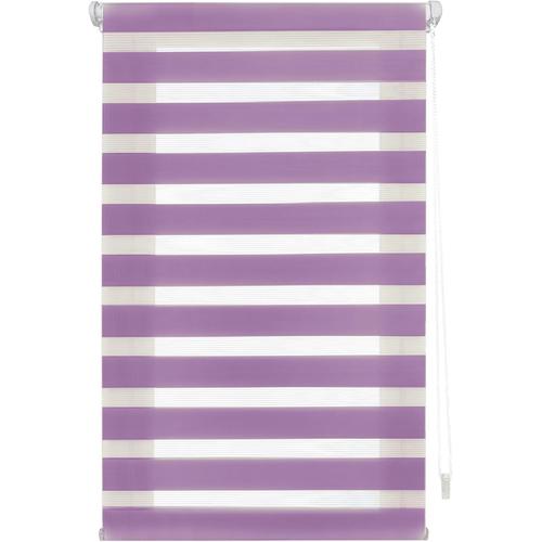 Store Enrouleur Jour Et Nuit Sans Perçage Dimensions 37 X 180 Cm - Store Enrouleur Sans Outils Dimensions 34 X 175 Cm - Violet Lilas