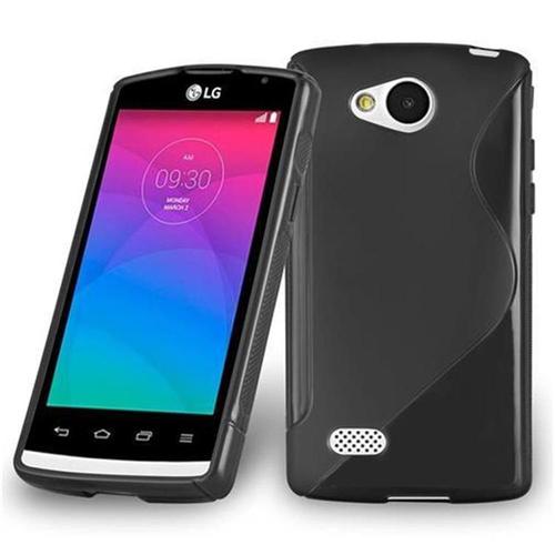 Cadorabo Housse Compatible Avec Lg Joy En Oxid Noir - Étui De Protection En Silicone Tpu Flexible