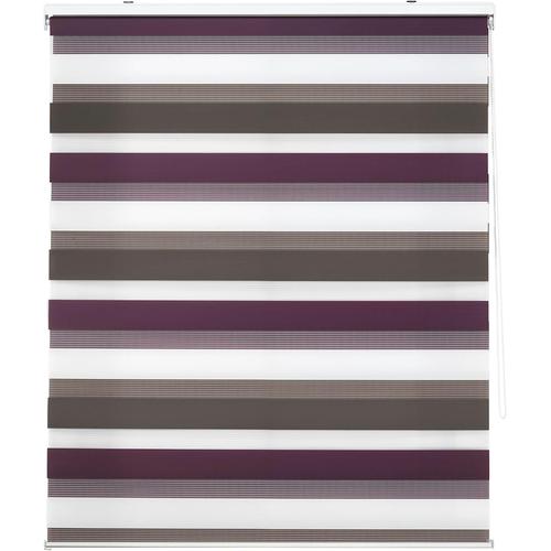 Store Enrouleur Double Couche Nuit Et Jour Installation Mur Ou Plafond, Dimensions : 140 X 180 Cm, Largeur X Longueur/Mesure Tissu Store : 137 X 175 Cm - Store Tricolore