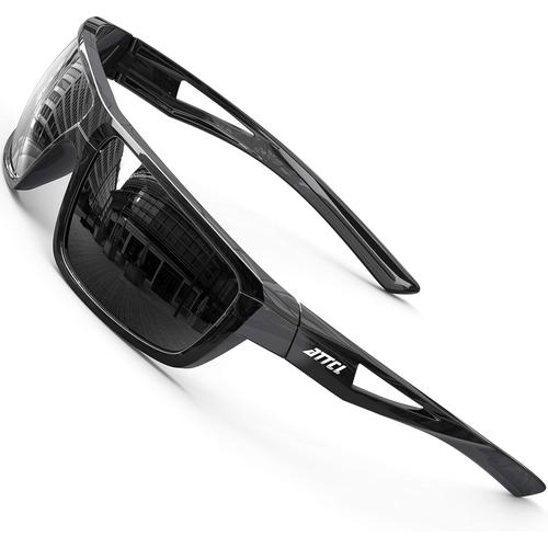 Lunettes De Soleil Polarisées Pour Homme De Conduite 100% Anti Uv400 Cyclisme Pêche Lunettes Uv400 Cat 3 Ce