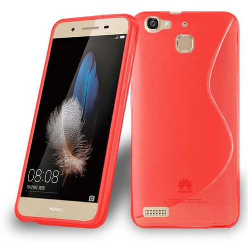 Cadorabo Housse Compatible Avec Huawei G8 Mini / Enjoy 5s En Rouge Cerise - Étui De Protection En Silicone Tpu Flexible