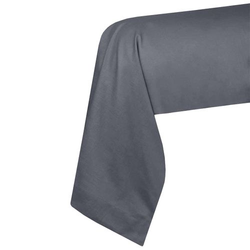 Taie De Traversin Ardoise Eden 45 X 185 Cm