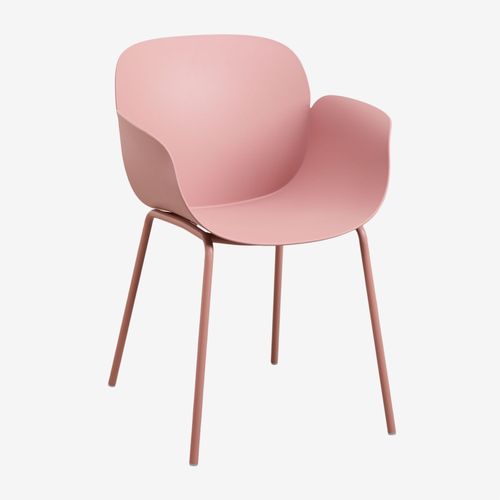 Lot De 2 Chaises De Salle À Manger Lynette Rose Pâle