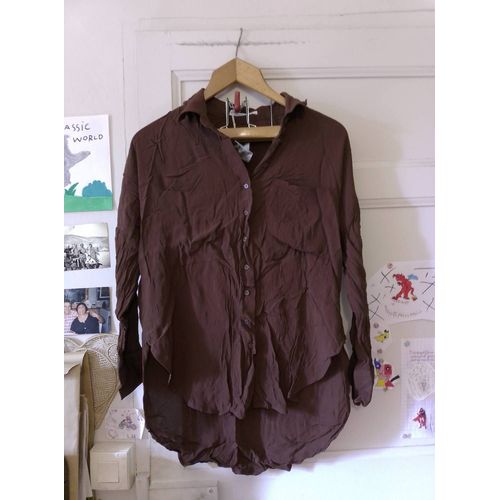 Chemise Marron 36 S Mng Neuve.