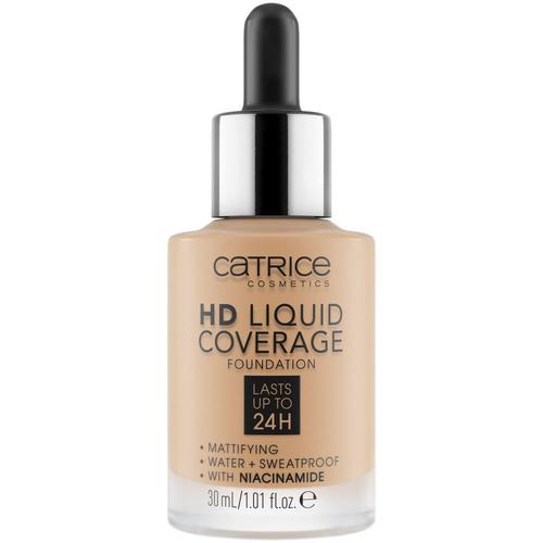 Catrice - Hd Liquid Coverage Foundation Fond De Teint 032 Nude Beige Fond Teint 30 Ml 