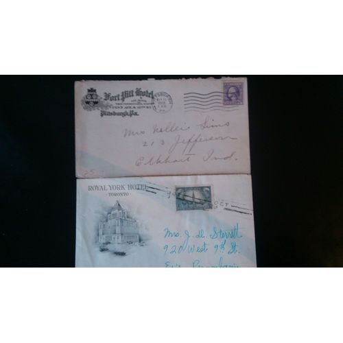 Lettre Vintage Canada-Us
